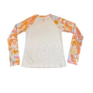 Billabong Youth Long Sleeve Rash Guard Swim  Top size 10